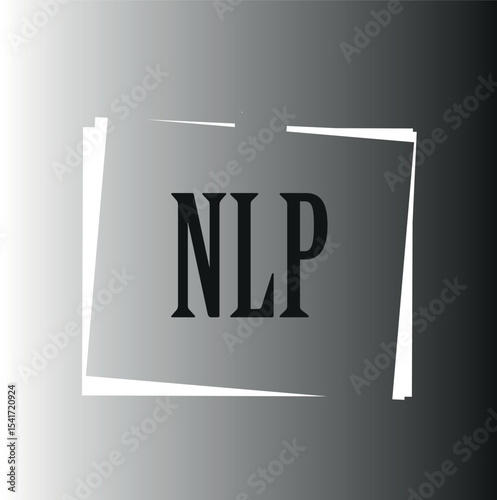 natural language processing vector icon