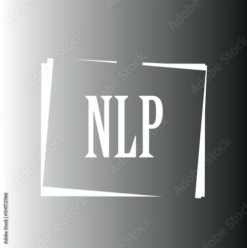 natural language processing vector icon