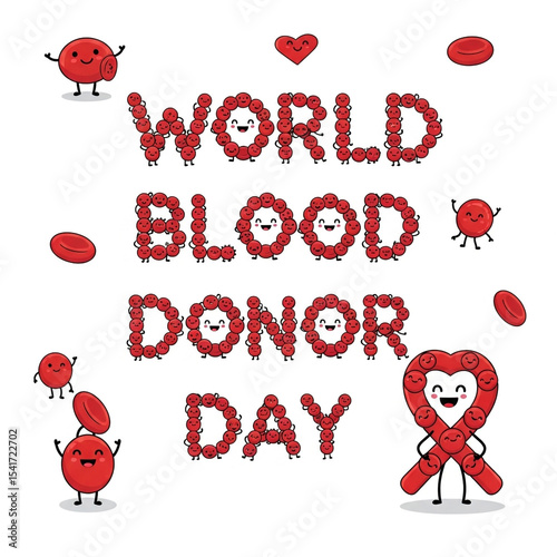 World Blood Donor Day Cute ...