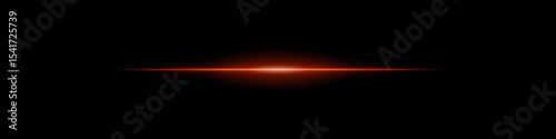 Elegant soft Red horizontal beam glowing on a dark background. A subtle flare evoking sunrise energy, cinematic transitions, or the first blink of futuristic awakening.