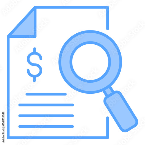 Auditing Blue Icon