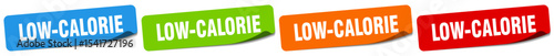 low-calorie sticker. low-calorie sticker set on white background