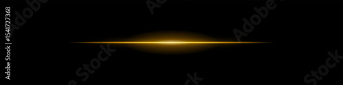 Elegant soft golden horizontal beam glowing on a dark background. A subtle flare evoking sunrise energy, cinematic transitions, or the first blink of futuristic awakening.