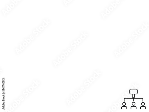 Chart tree icon editable.team hierarchy icon sign vector.hierarchy, organization