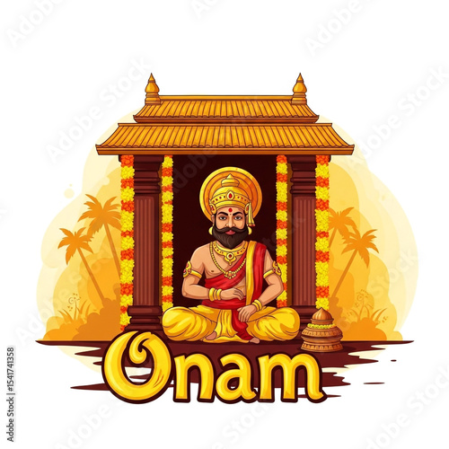 King Mahabali in Onam Festi...