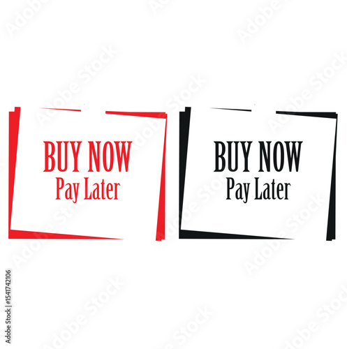 Grunge Buy Now Pay Later Label