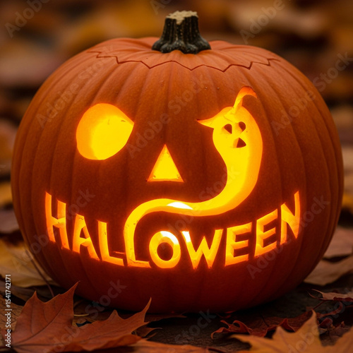 Illuminated Halloween Pumpk...