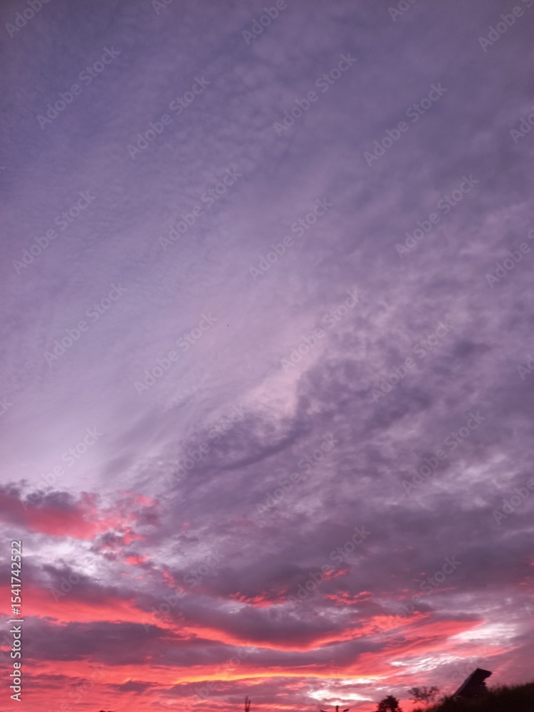 Fototapeta premium dramatic sky at sunset