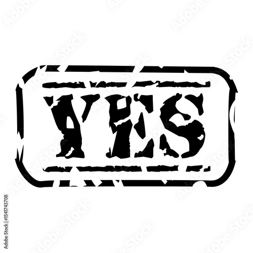illustration of a Yes