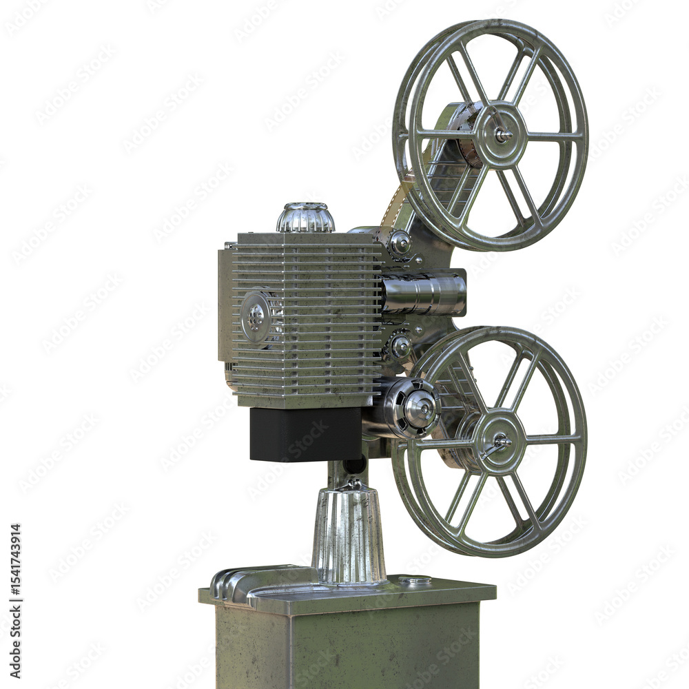Naklejka premium Classic film projector