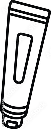 Peeling Gel Tube Icon Design.
