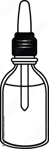 Scalp Serum Dropper Bottle Mockup.