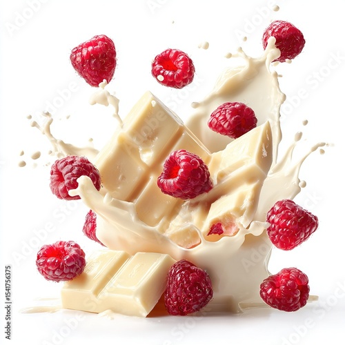 Delicious White Chocolate & Raspberry Dessert A Sweet Treat