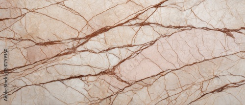Statuario light beige marble with light pink tones and fine brown veining texture