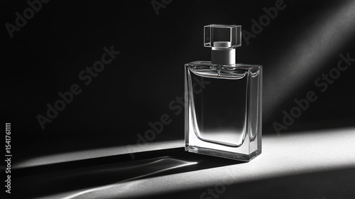 Perfume bottle in studio lighting