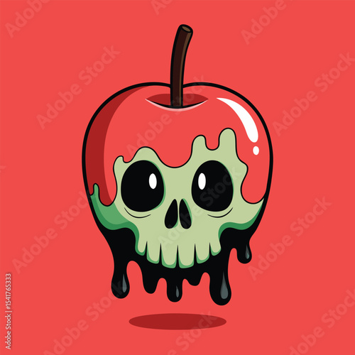 halloween pumpkin with skull