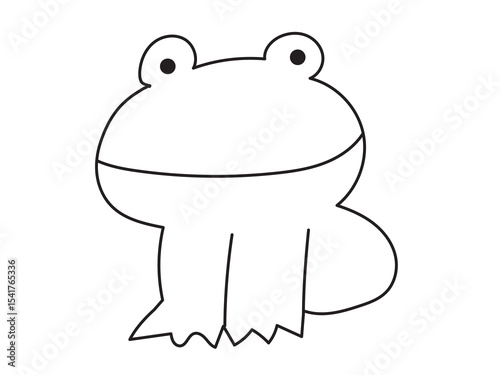 かえる（白）