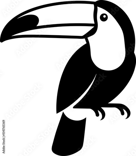 Toucan Bird Silhouette