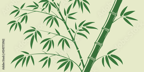 Raining cute , wallpaper and seamless tropical ,texture and silhouette bamboo forest  background 