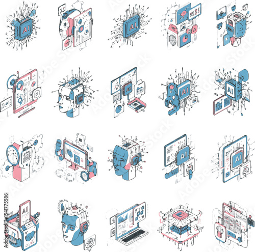 Create a kinds of deferent business, web, symbol, internet, design, pattern, media, sign, marketing, social, icons vector art with white background.