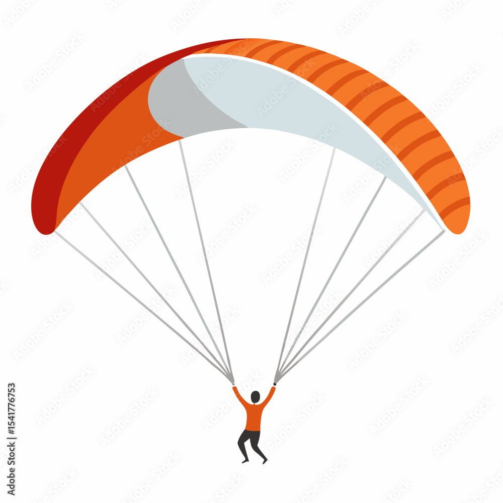 Obraz premium paragliding in the sky