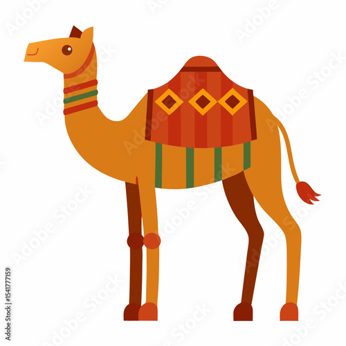 camel with a baby