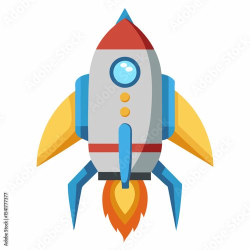 rocket in space