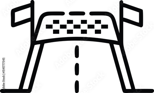 Finish gate banner icon