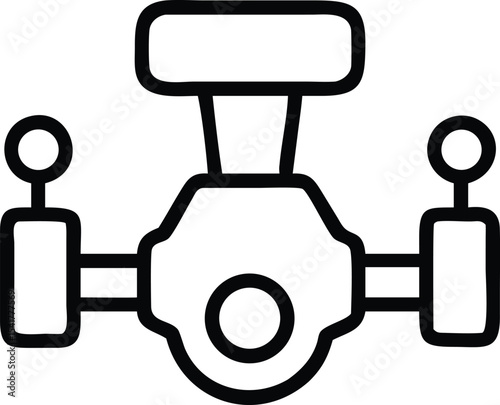 Piston Vector icon