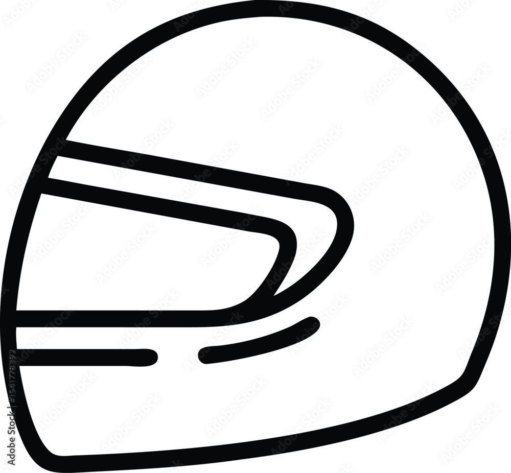 racing helmet outline icon racing helmet outline icon