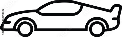 Racing car icon. Motor Racing Icon