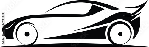 Racing car icon. Motor Racing Icon