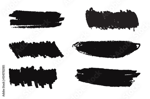 Brush thick line of stroke bundles