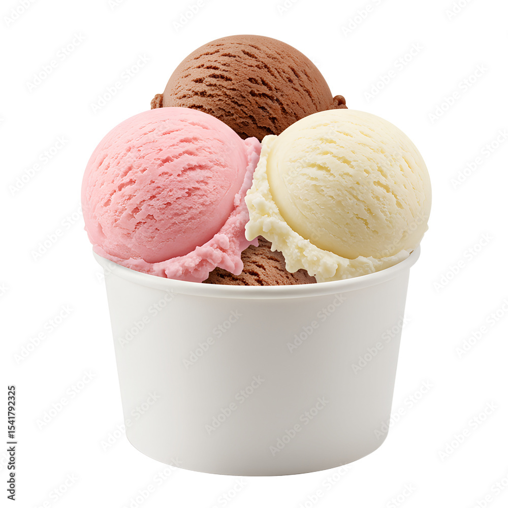ice cream in a paper cup isolated on transparent background ice cream in a paper cup isolated on transparent background