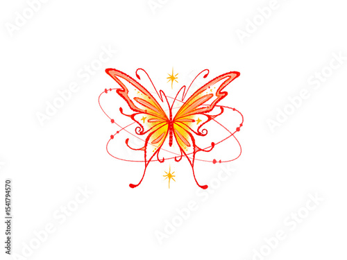 Abstract Butterfly