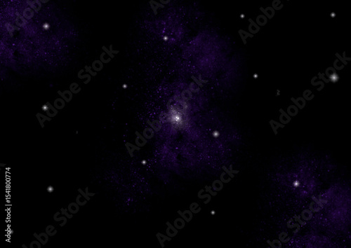 galaxy in a free space.