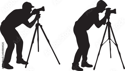 silhouette of a photographer