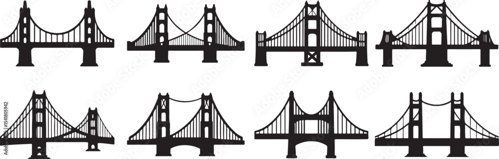 Fototapeta premium suspension bridge