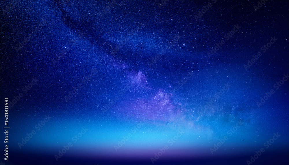 Fototapeta premium abstract mesmerizing background with a dark blue night sky gradient a blurred midnight spectrum transitions from deep violet indigo to light blue shades complemented by a grainy texture