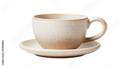 A non-stick ceramic teacup, white background --ar 16:9