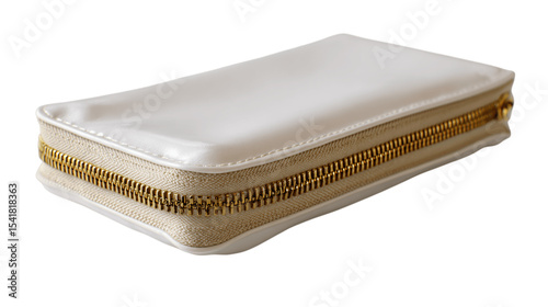 A non-stick zipper pouch, white background --ar 16:9