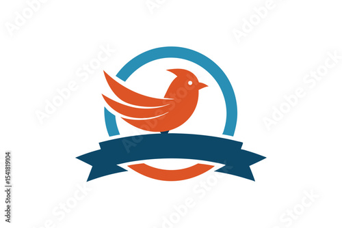 Creative Bird Illustration for Education Niche Colorful Design