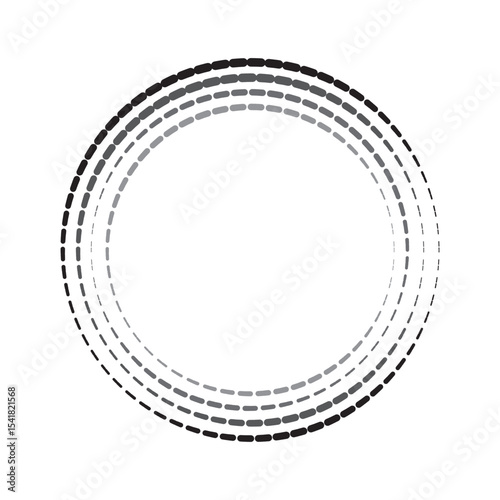 Blank circle icon vector. Trendy flat blank circle icon from shapes collection isolated on white background. Vector illustration can be used for web and mobile graphic design, logo, eps10