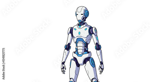 Cartoon robot illustration