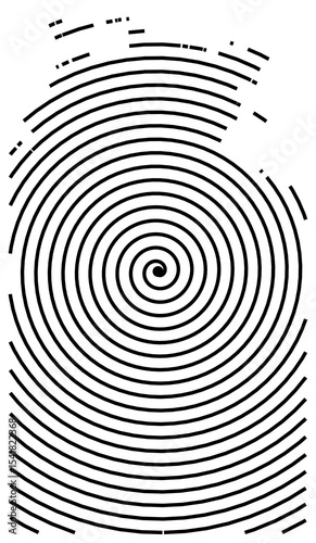 Symbol Map of the Territory Northern Territory (Australia) showing the territory with a black spiral line