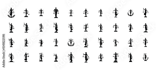 LawFirm Silhouette Pack - 40 Design
