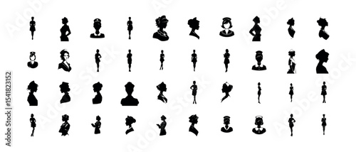 Nurse Silhouette Pack - 40 Design