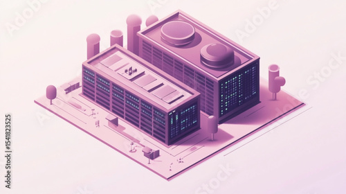modern building in the form of a building