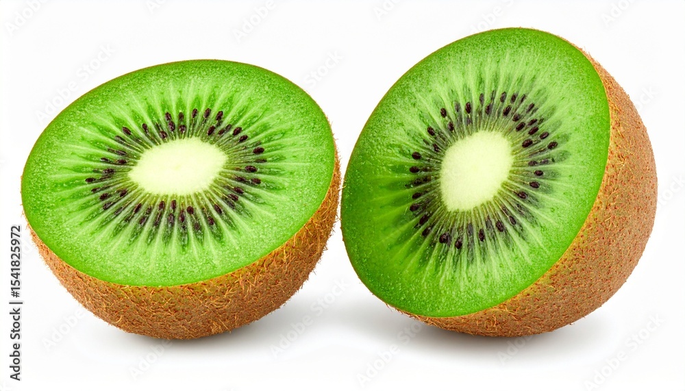 kiwi fruit on white background kiwi fruit on white background