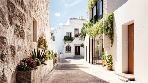street full of modern houses